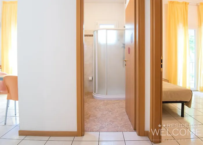 Lägenhetshotell Welcome Per Famiglie Rimini